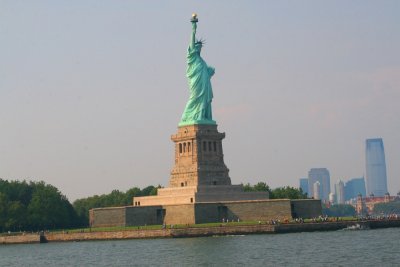 Leaving the Statue of Liberty