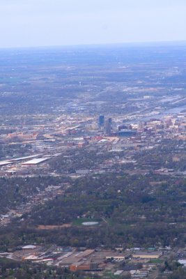 Aerial of Grand Rapids, Michigan