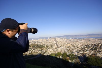 Me at Twin Peaks - San Francisco, California