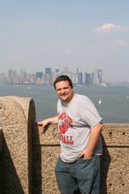 Me from the pedestal of the Statue of Liberty