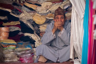 Shopkeeper in the Medina, Marrakesh