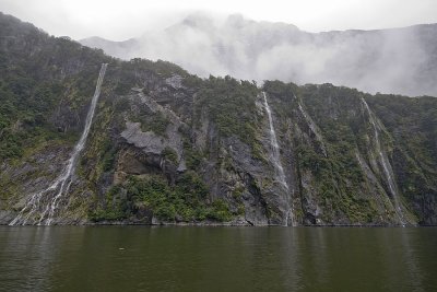 Falls in Milford Sound