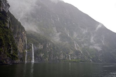 Falls in Milford Sound