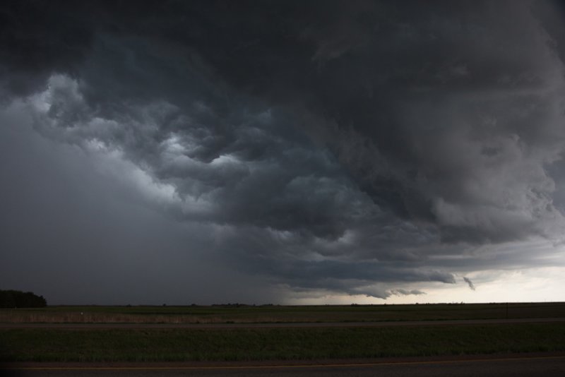Approaching storm-Western Kansas plains