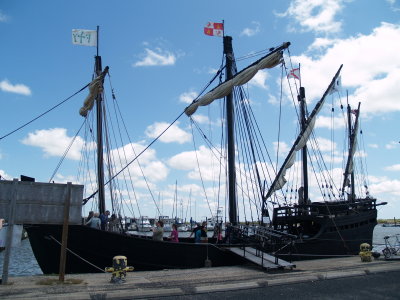 Pinta and Nina replica ships