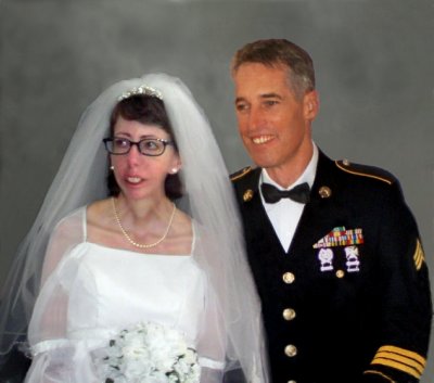 Bride and Groom, Sgt. and Mrs. John O'Leary