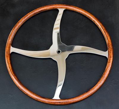Early Indy Racer 17 with Highly Figured Koa RIm.