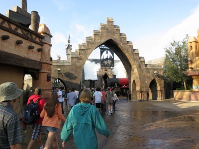 Entrance to The Wizarding World