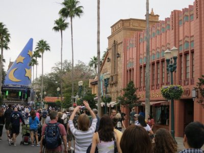 Entering Hollywood Studios