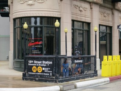 Streets of America, subway entrance, HS