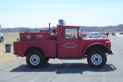 Fitchburg Airport Military Emergency Vechile