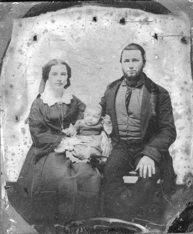 Ambrotype Family Photo