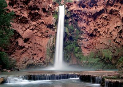 Mooney Falls at Sunset