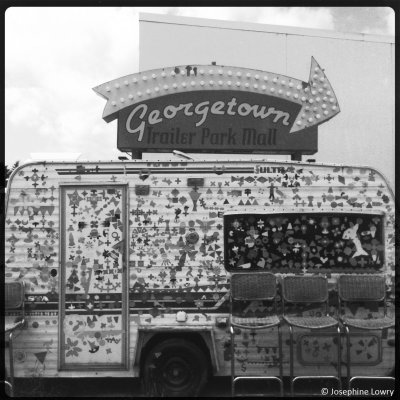 B&W trailer park detail (Georgetown)