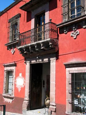 red building