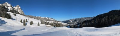January Panorama in the Alpthat area