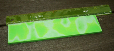 #188 UV Reactive Green Paper & White Canvas