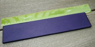 #189 Burple Paper & Black Textile