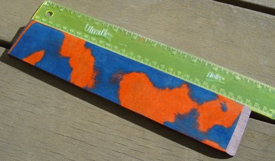 #158 Blue & Orange Paper