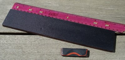 #217 Black & Orange Linen