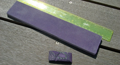#223    Purple Linen & Carbon Fiber 