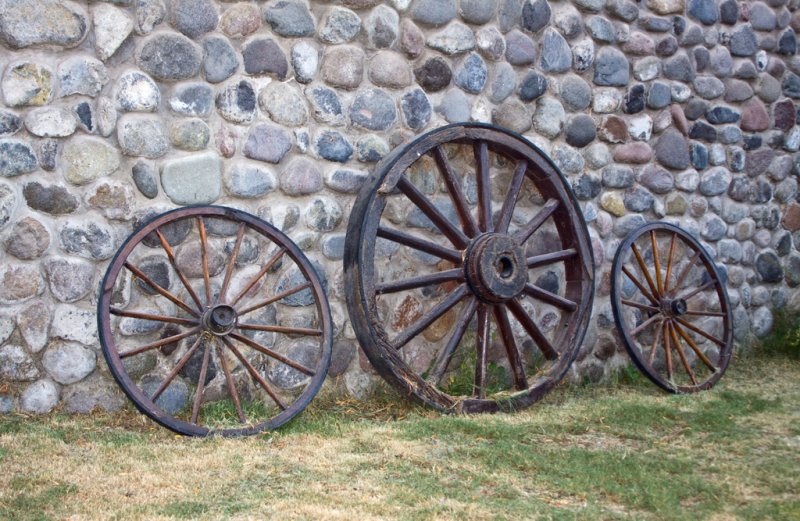 Three Wagon Wheels - Rosemary RatcliffCAPA Spring 2012Open