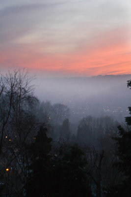 21 Dec... Misty sunset
