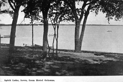Spirit Lake from the Orleans Hotel 1914