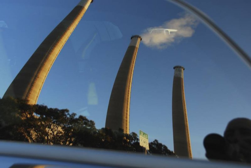 Duke Power Plant in Reflection, Morro Bay