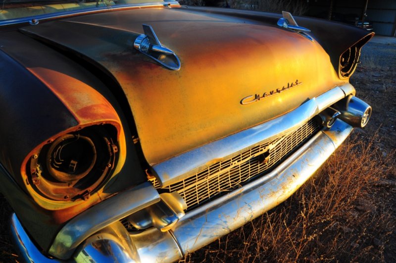 Rusted Car Along Route 66