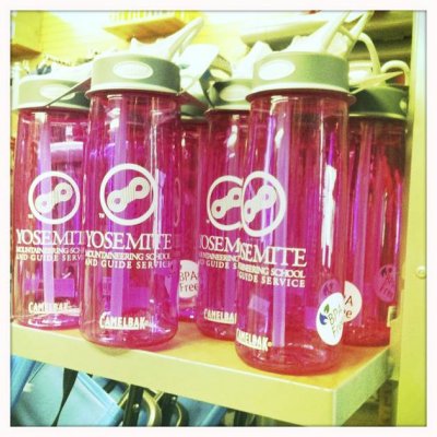 Water Bottles in the Mountaineering Store - Hipstmatic