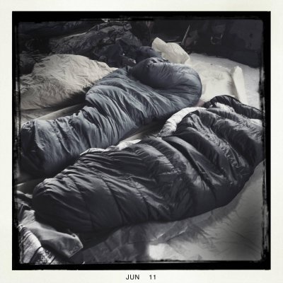 Black and White Sleeping Bags