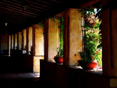 At the Carmel Mission