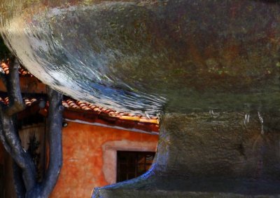 Under the Fountain at the Carmel Mission