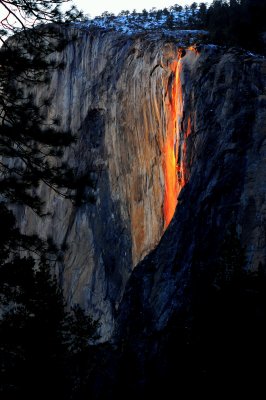 Yosemite's Natural Fire Fall