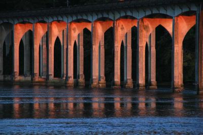 Florence Bridge at Sunset