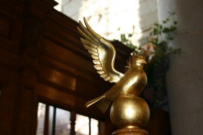 St Mary's Dove on Font Cover