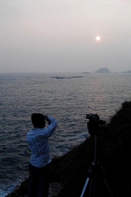 Shooting to the sun in Lung Ha Wan