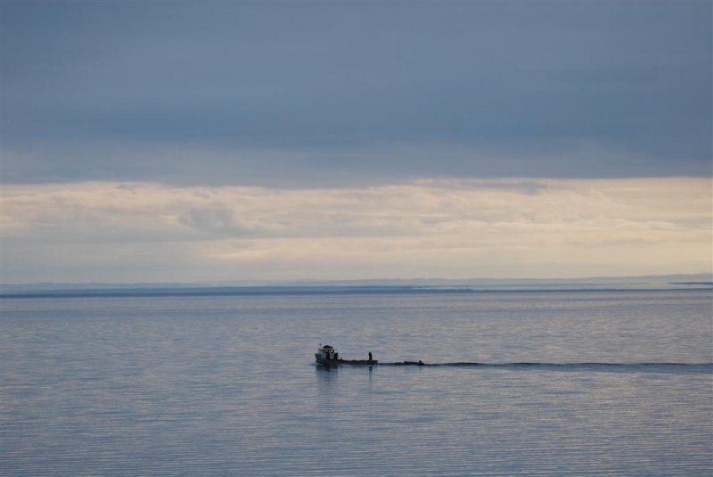 Fishermen on Lake Superior