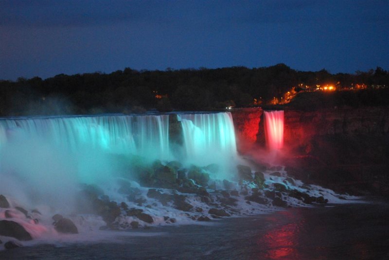 Light Show in Niagara Gorge
