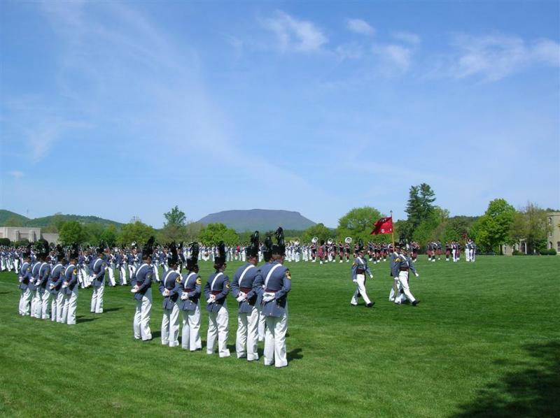 Corps Marches in Review