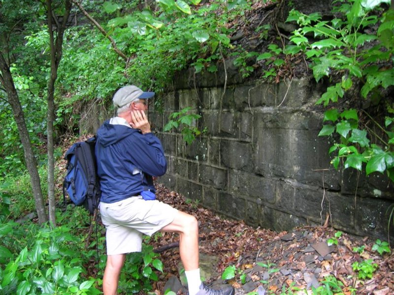 Ed Talbott, Jr. Reads Entrance Stone