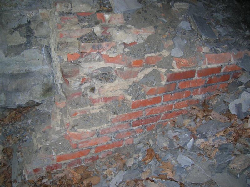 Brickwork at Third Entrance