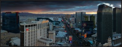 Las Vegas Lights Up Right Before Dusk, on January 15th, 2012