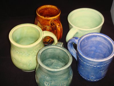 Stoneware mug collection