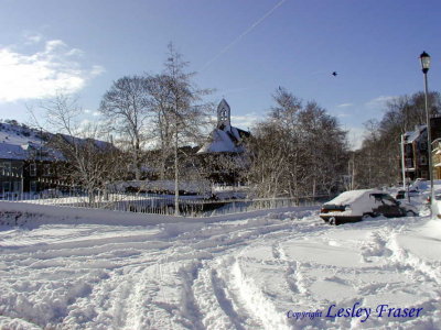 St Cuthberts Church In Winter