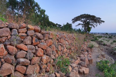 Stone Wall, Zhara Church Forest