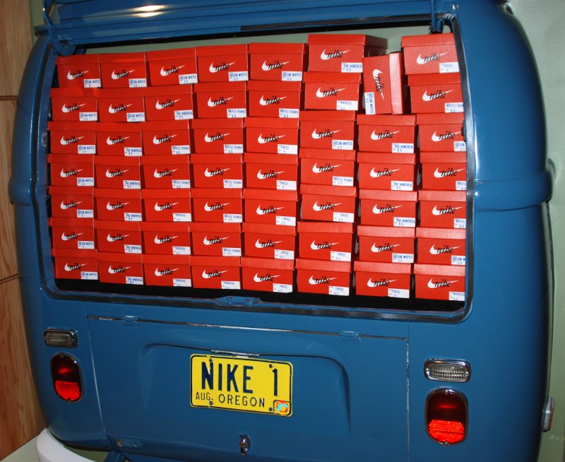 Nike started out with Phil and Bill selling shoes out of the back of a VW  bus photo - JudyHickman photos at pbase.com