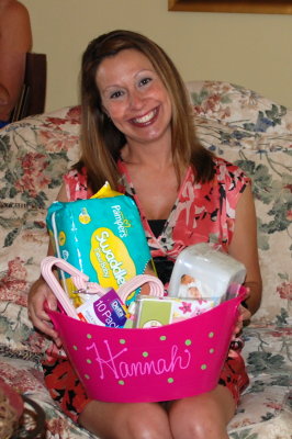 A basket of goodies for Hannah