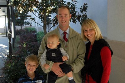 Hickman family (Brooks, Brady, Jarrod, and Angie)